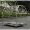 Lồng inox vòm tròn cho thú cưng