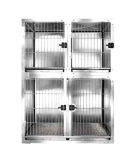 Lồng inox thú cưng 2 tầng