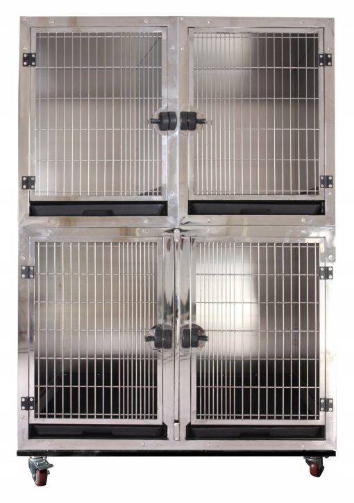 Lồng inox thú cưng 2 tầng - Ảnh 2