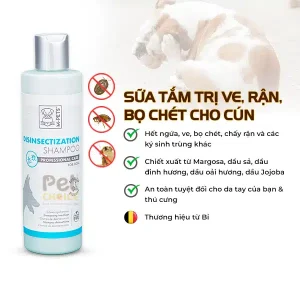 Sữa tắm trị rận  cho mèo và chó